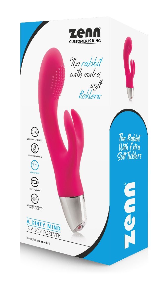 Vibratore coniglio con solletico extra morbido