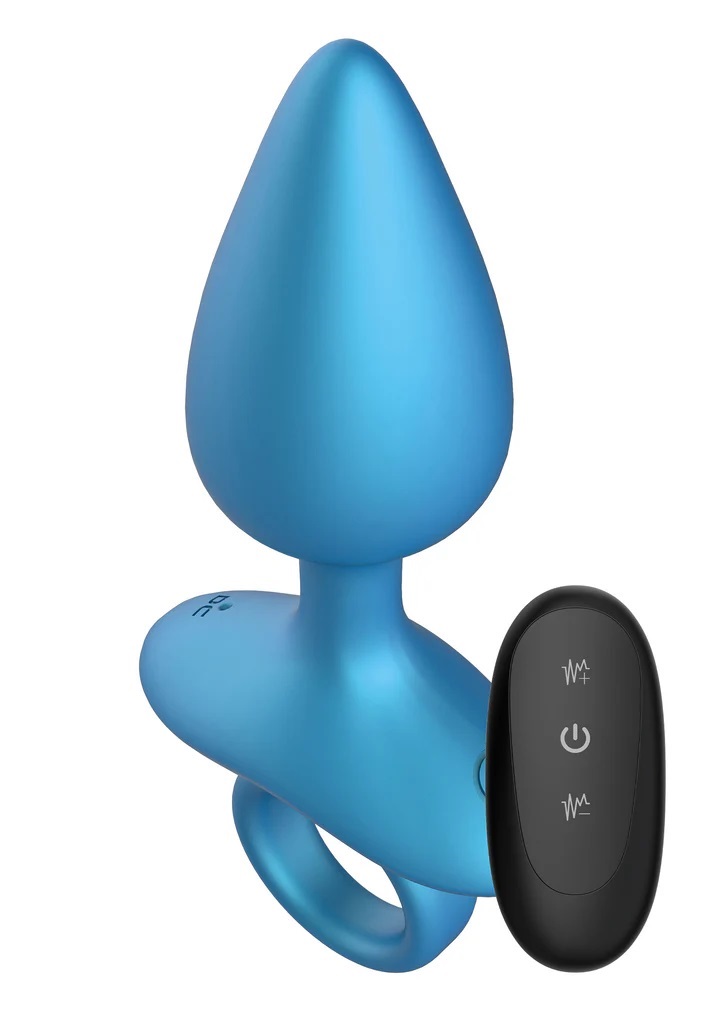Plug anale dilatatore uomo donna con telecomando e carica usb